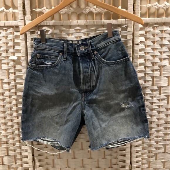 Everlane The Rigid Way-High Short Organic Cotton Size 26 - Picture 1 of 7